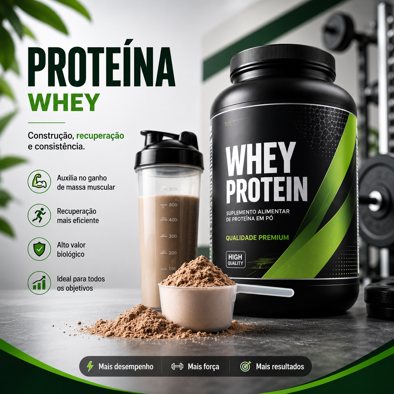 Proteína com rápida absorção e alto valor biológico